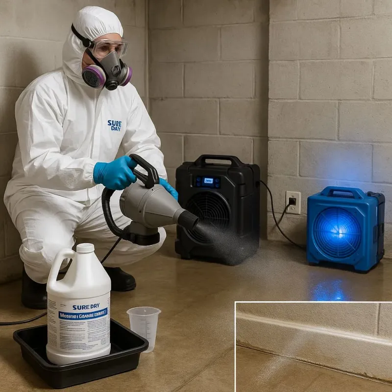 Sanitization and Odor Removal process in Southmayd, TX