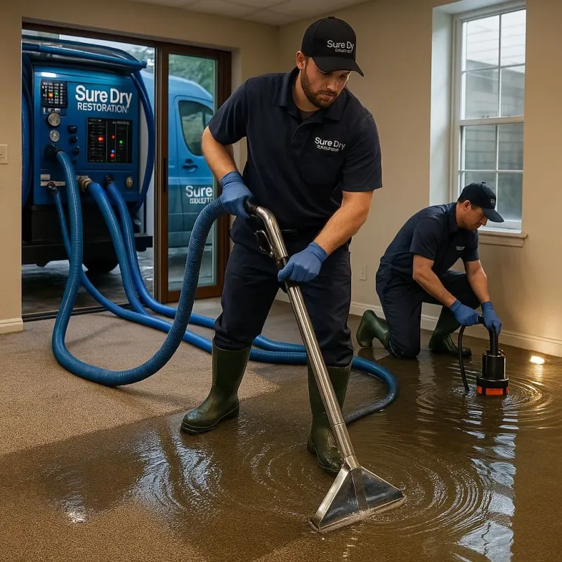 Water Extraction and Removal process in Southmayd, TX